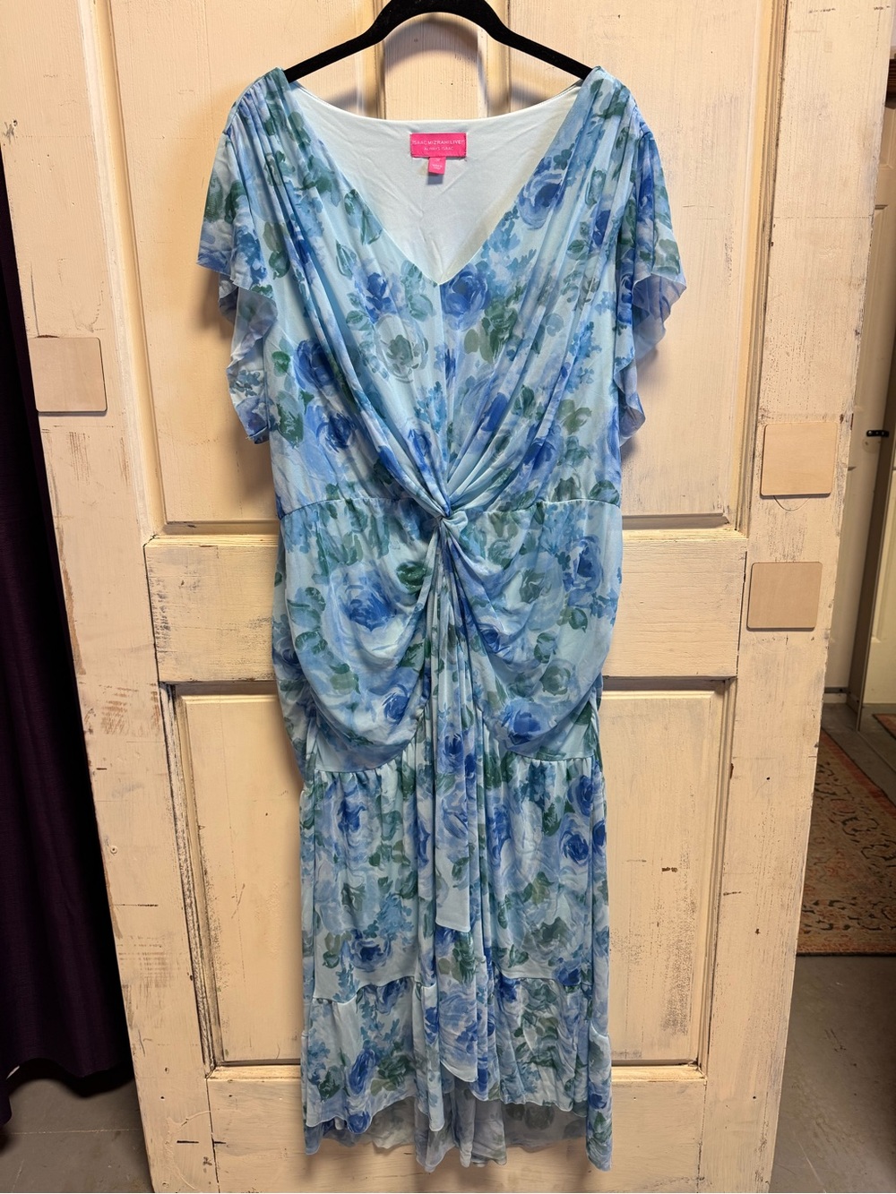 Women’s Isaac Mizrahi Live! Always Printed Mesh Midi Dress